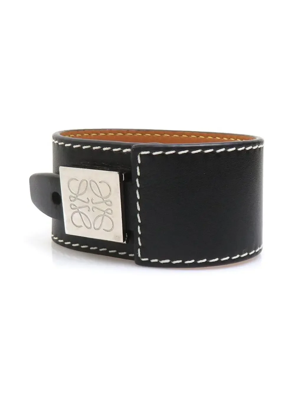 Auth Loewe Anagram Bracelet #303039L14B